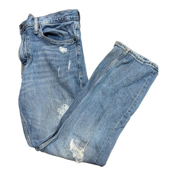 OLD NAVY Men's Blue Distressed Jeans 32x30 - Picture 1 of 15